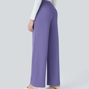Halara Flex™ High Waisted Straight Purple, Off-white, & Orange Wide-Leg Pant